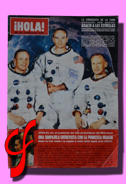 ¡HOLA! Nº 1299. 19 de julio de 1969. La conquista de la Luna. Werner Von Braun: Asalto a las estrellas